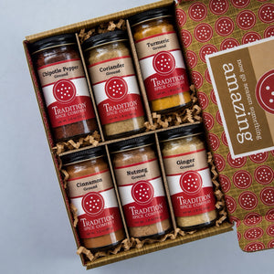 Basic Spices Pantry Pack 2 gift box filled with assorted spice jars.