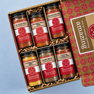 American Smokehouse Tour Box - 6 Dry Rub Seasonings for the Backyard Barbecue